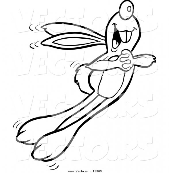 vector-of-a-cartoon-joyful-bouncing-bunny-coloring-page-outline-by-ron-leishman-17303.jpg