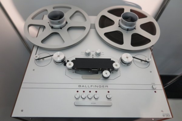 Ballfinger debuts a stunning high-end reel-to-reel audio tape recorder