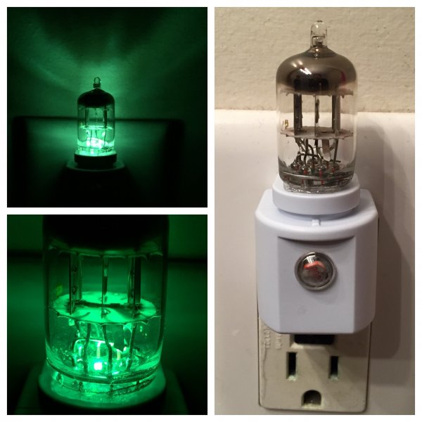 Vacuum tube night light discount