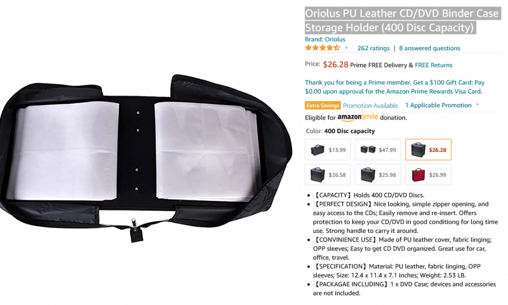 Screenshot_2021-05-05 AmazonSmile Oriolus PU Leather CD DVD Binder Case Storage Holder (400 Di...png