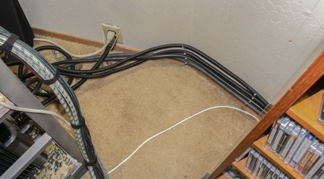 Baseboard Wire Management